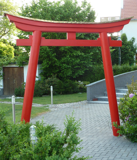chinesisches Tor, rot